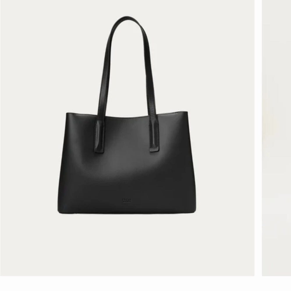 Linnea Tote Black Leather Bag